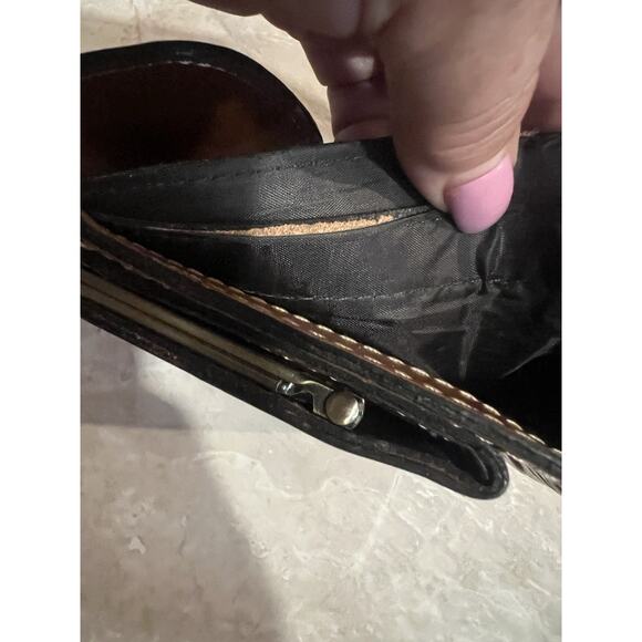 Patricia Nash Reiti Brown Tooled Leather Bifold Wallet - Picture 11 of 13